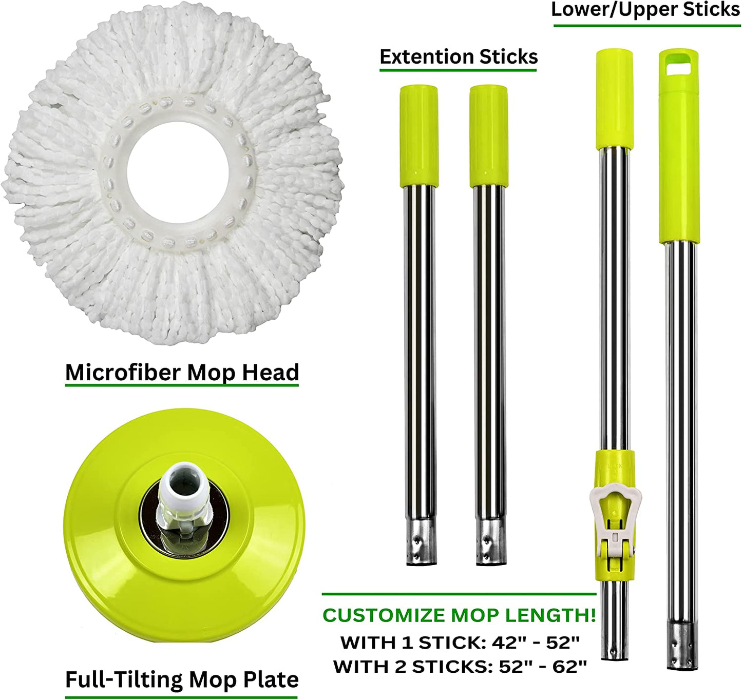 360 Rotating Mop With Bucket + Free Shipping 