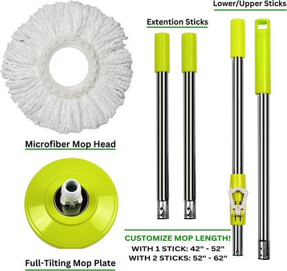 360 Rotating Mop With Bucket + Free Shipping 