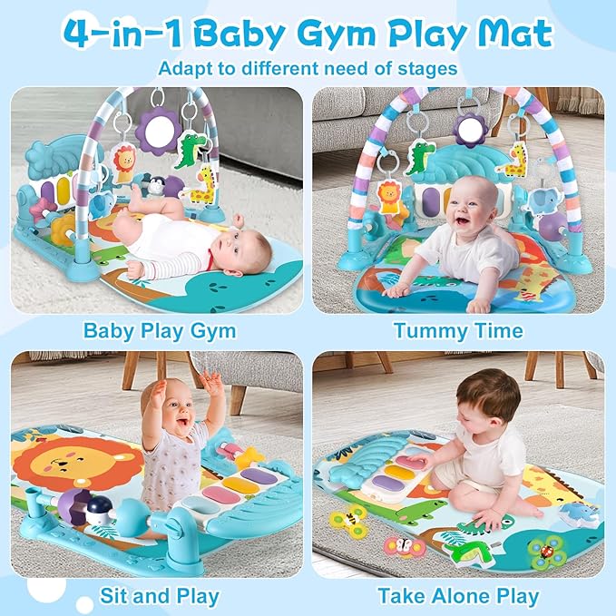 Baby Gym with Piano Musical Table and Sound + Free Shipping 