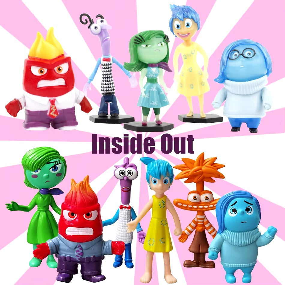 Set 10 Figures Movie Inside Out + Free Shipping