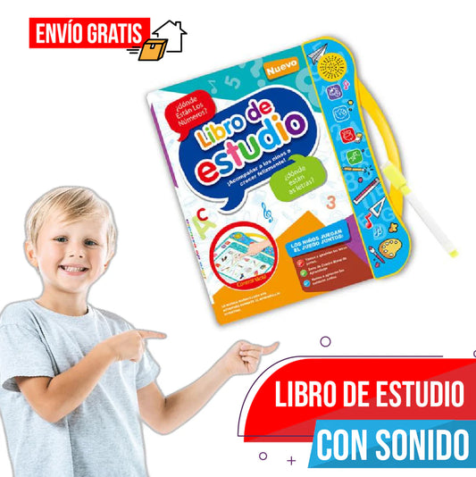 Libro De Estudio Con Sonido Para Niños + Envío Gratis