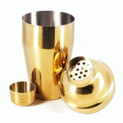 Luxury Gold Cocktail Shaker 500ml + Free Shipping 