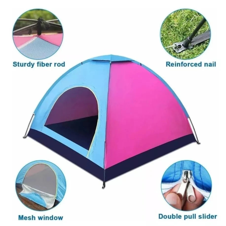 Waterproof Camping Tent for 4 People + Free Shipping 