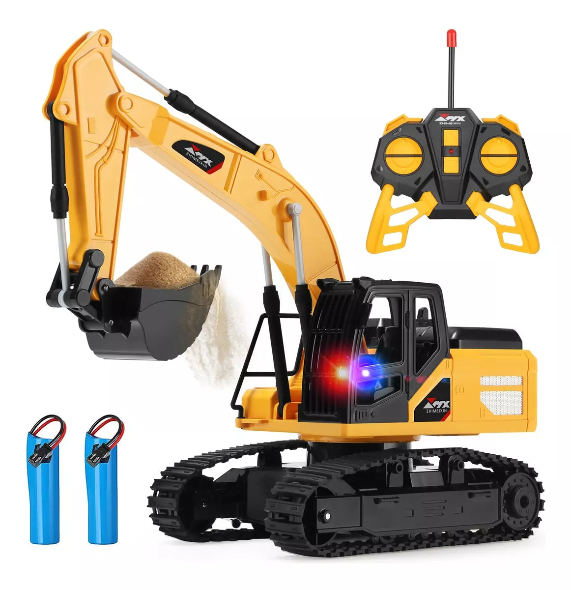 Retro Remote Control Excavator Power Truck + Free Shipping 