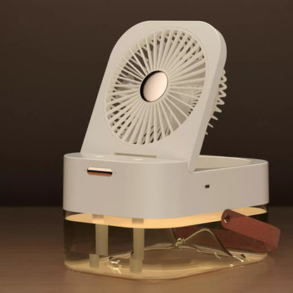 Dual Spray Humidifier Fan with Night Light + Free Shipping 