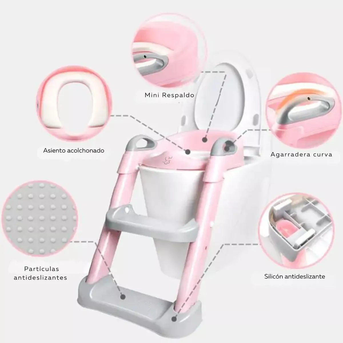 Toilet Adapter with Ladder for Children 