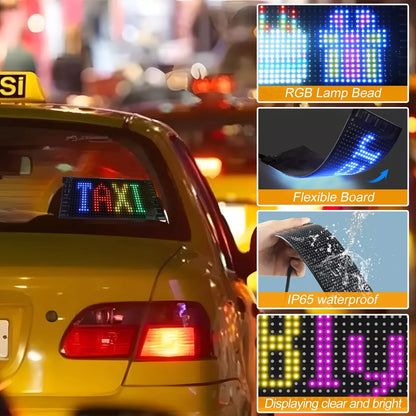 Programmable LED Sign for Car + Free Shipping 