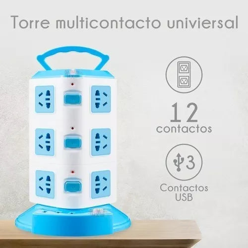 Vertical Multi-socket Tower + Free Shipping 