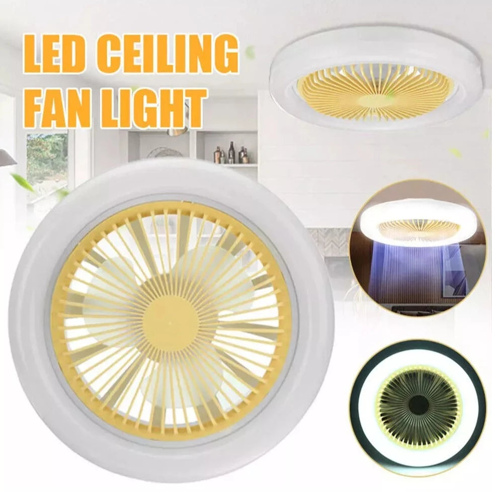 2 in 1 LED Lamp with Fan + Free Shipping 