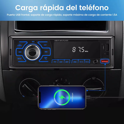 Radio Estereo De Carro Con Bluetooth + Envio Gratis