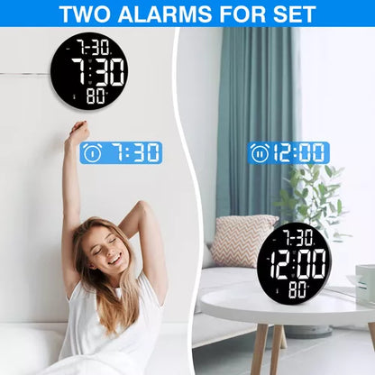 Round LED Wall Clock + Free Shipping 