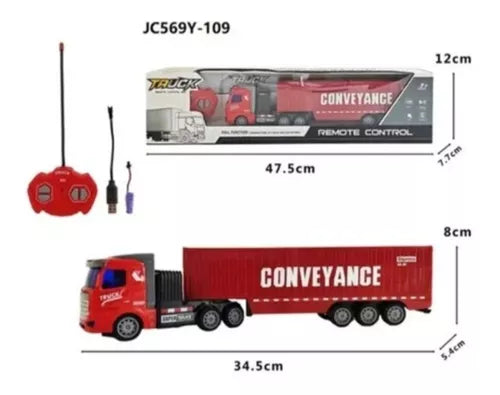 Camión De Juguete A Control Remoto Inalámbrico + Envio Gratis