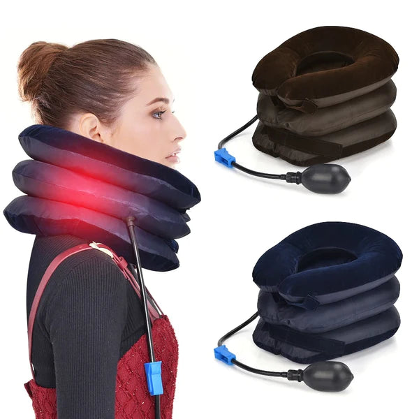 Almohada Cervical Inflable Tres Capas + Envio Gratis