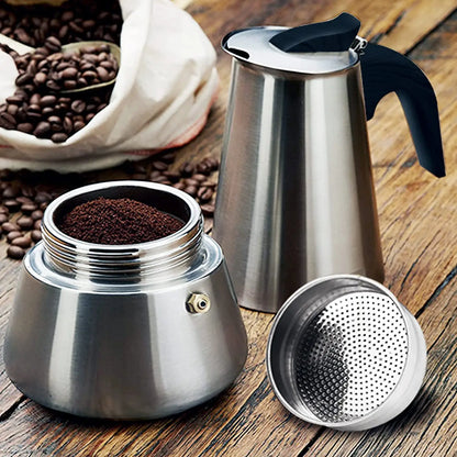 Máquina De Café Expreso 4 Tazas + Envio Gratis