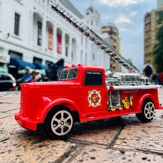 Fire Truck With Ladder + Free Shipping 