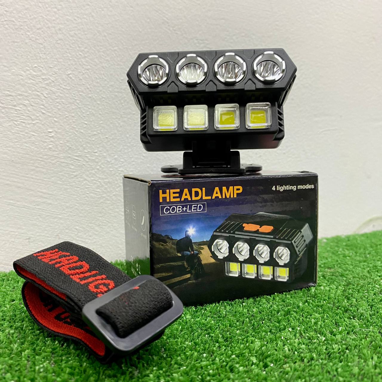 8 LED Rechargeable Headlamp + Free Shipping 