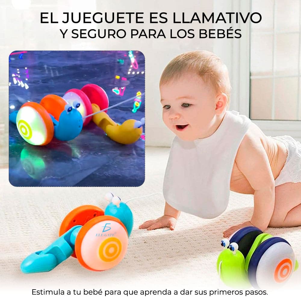 Caracol Didactico Con Luces Y Sonido + Envio Gratis