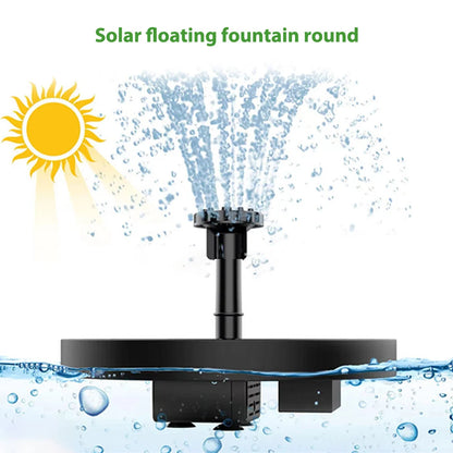 Solar Panel Water Fountain For Garden + Free Shipping