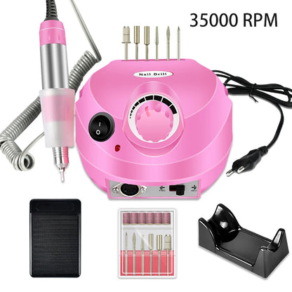 DM 202 Electric Nail Polisher 35000Rpm + Free Shipping 