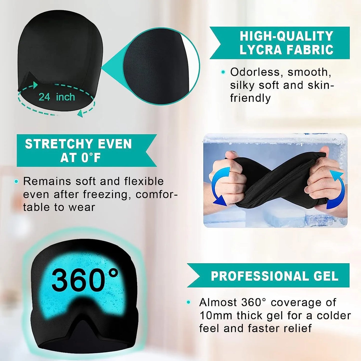 Gel Cap for Headache Relief + Free Shipping 