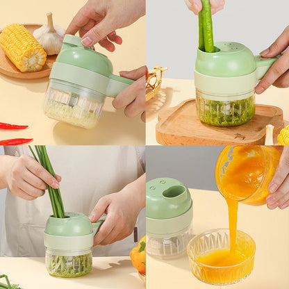 4 in 1 Electric Vegetable Chopper + Free Shipping 