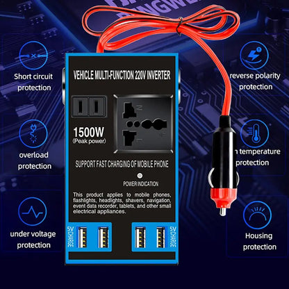 Car Power Inverter with USB Port + Free Shipping 