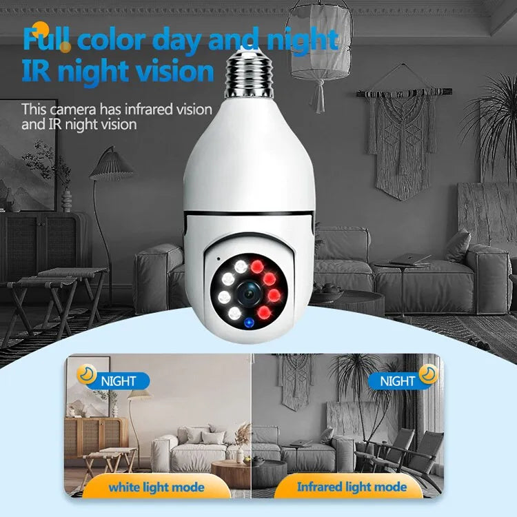 Panoramic Robotic Bulb Camera IP 360 + Free Shipping