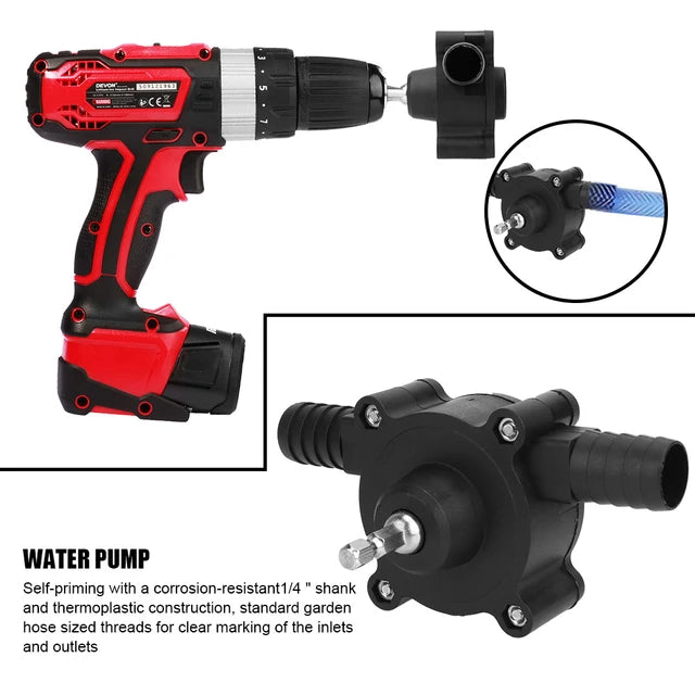 Water pump for drill + Free Shipping 