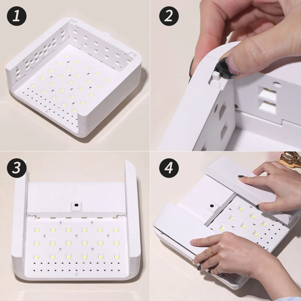 Foldable Nail Dryer Lamp + Free Shipping 