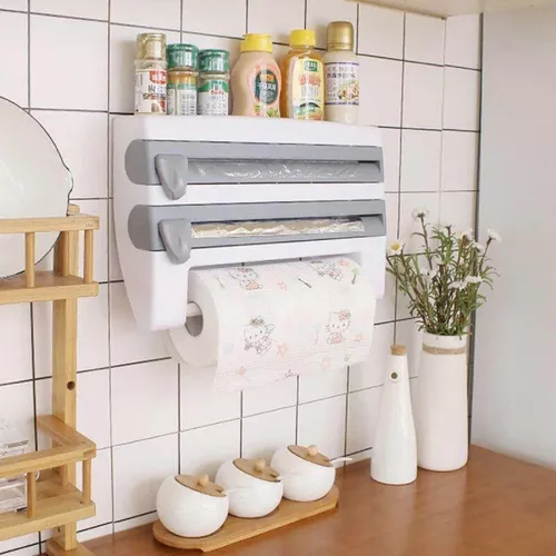 4 in 1 Kitchen Organizer Roll Holder + Free Shipping 