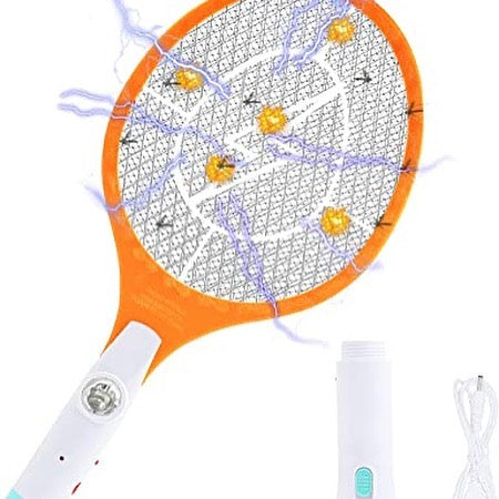 Raqueta Mata Mosquitos Con Doble Linterna + Envio Gratis