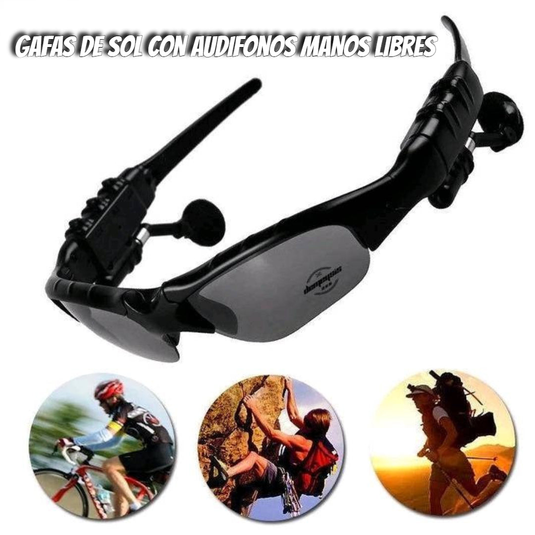 Gafas De Sol Con Audifonos Inalambricos + Envio Gratis