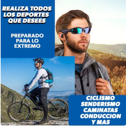 Gafas De Sol Con Audifonos Inalambricos + Envio Gratis