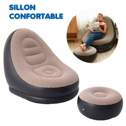 Sillon Inflable Con Reposa Pies