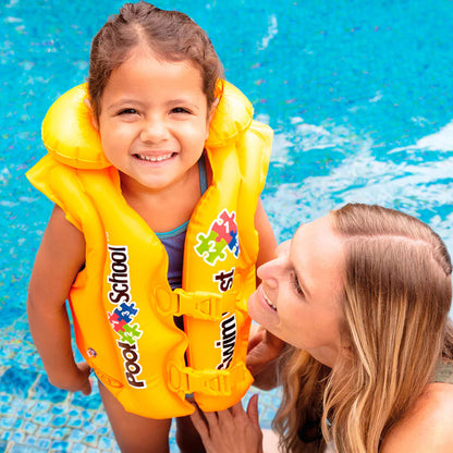 Chaleco Salvavidas Intex Inflable Para Niños  + Envio Gratis