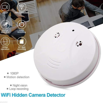 Hidden Camera Smoke Detector Wifi 1080p HD + Free Shipping 