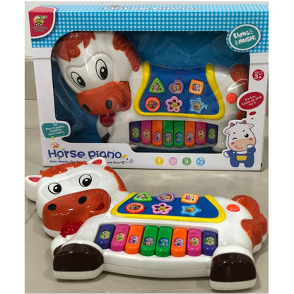 Piano Didactico Para Niños Con Forma De Caballo + Envio Gratis