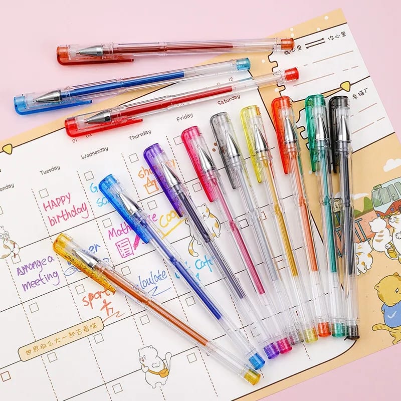 Frosted Gel Pens + Free Shipping 