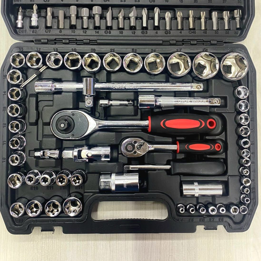 108-Piece Mechanics Tool Set + Free Shipping 