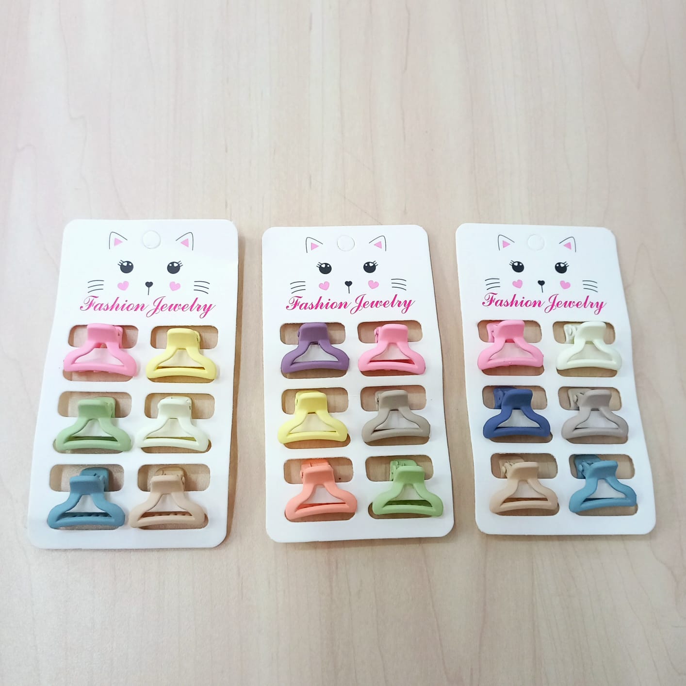 Pastel Color Hair Clips + Free Shipping