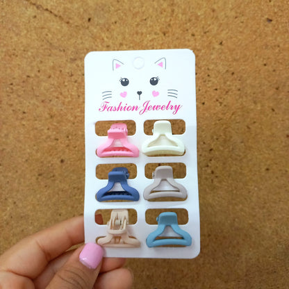 Pastel Color Hair Clips + Free Shipping