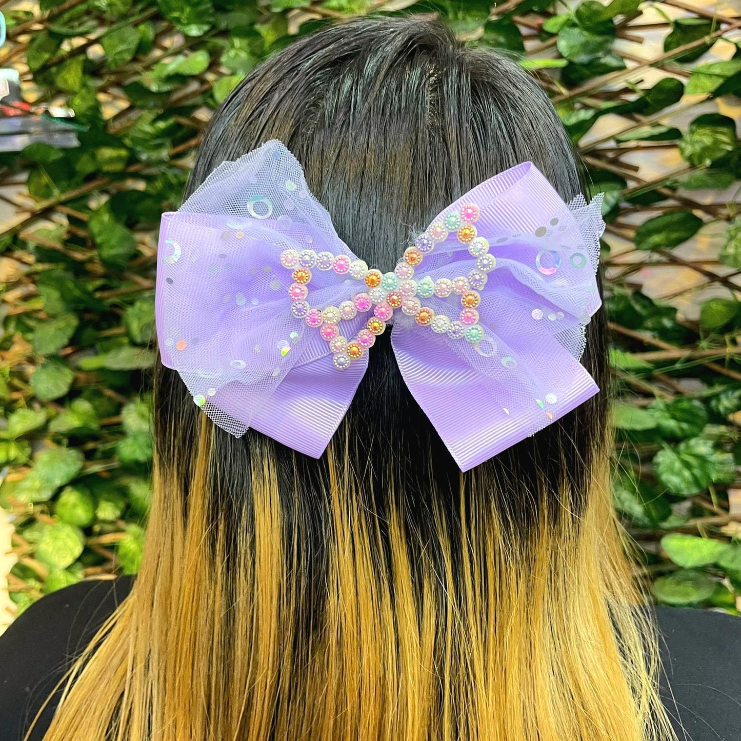 Wide Ribbon Bows with Clip for Girls x 12 UNITS + Free Shipping 