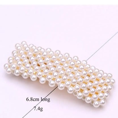 Pearl Hair Clips Pack of 2 Blister Pack 