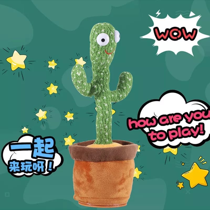 Rechargeable Dancing Cactus Toy + Free Shipping 