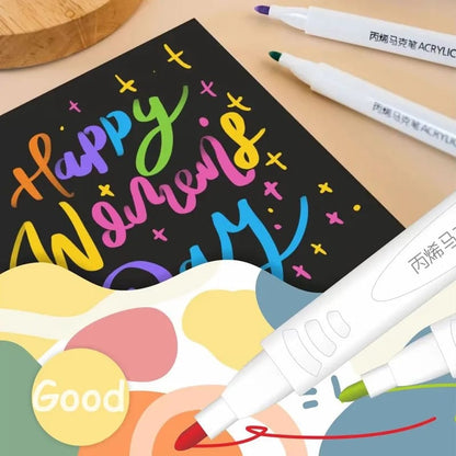 Waterproof Acrylic Marker Kit + Free Shipping