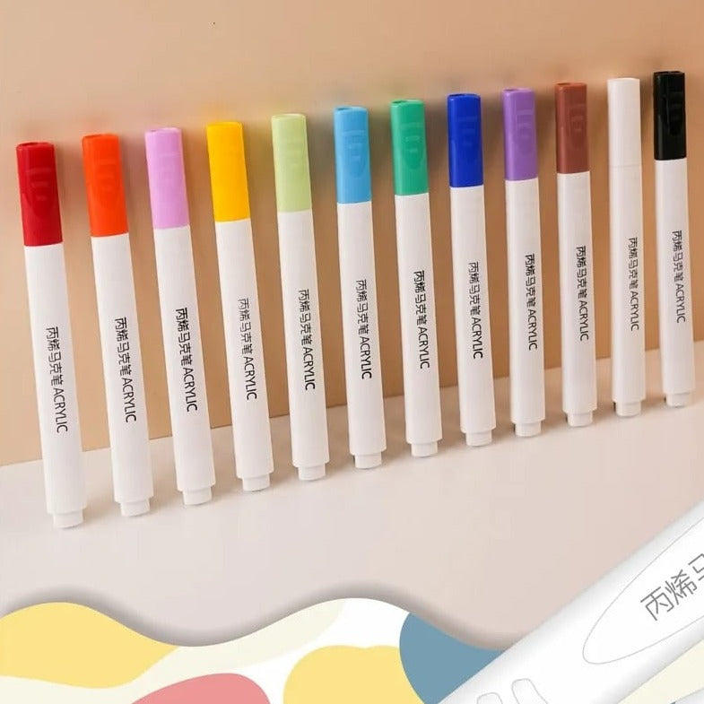 Waterproof Acrylic Marker Kit + Free Shipping