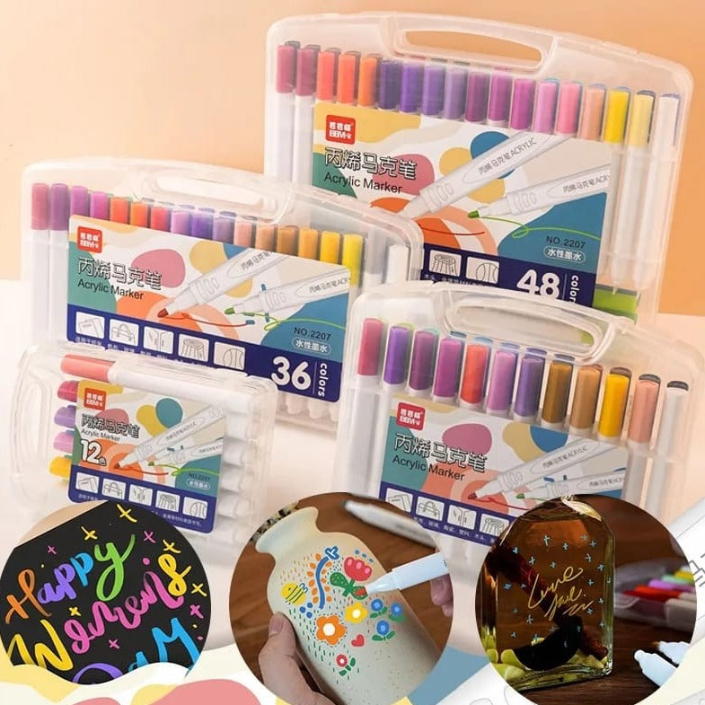 Waterproof Acrylic Marker Kit + Free Shipping