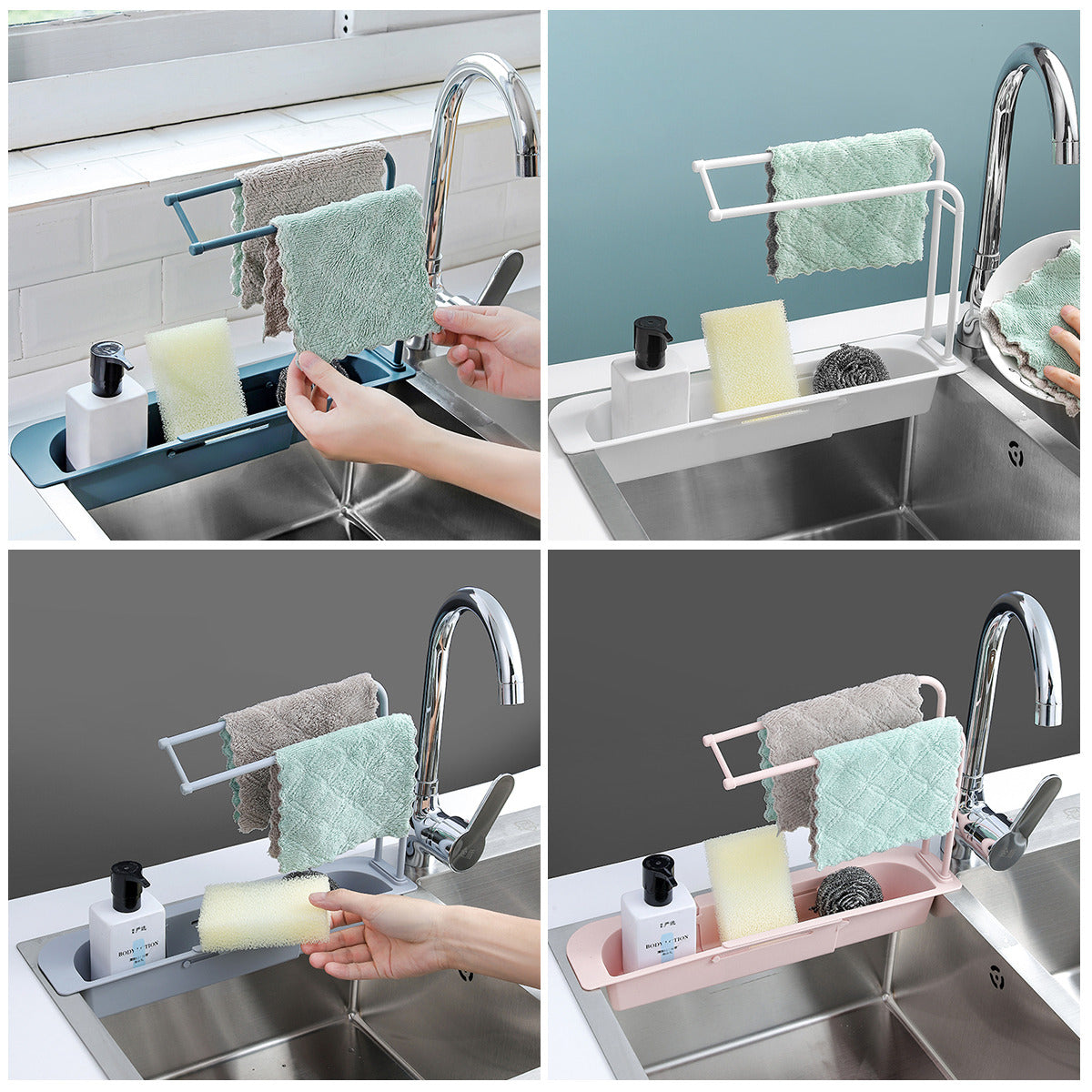 Adjustable Soap Sponge Holder + Free Shipping