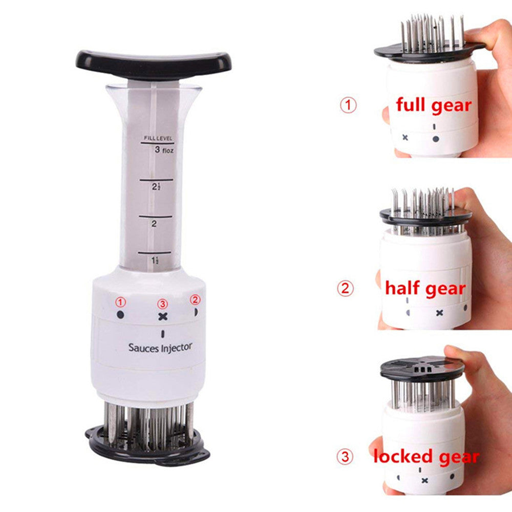 2 in 1 Meat Tenderizer and Sauce Injector 