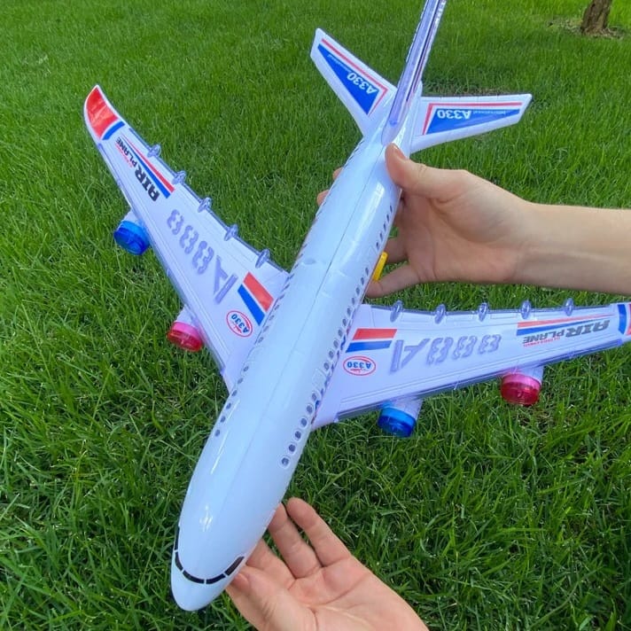 Airplane A330-300 Toy Plane With Light And Sound + Free Shipping 